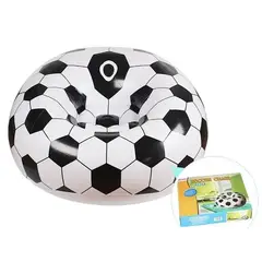 GENERICO - Puff Sofa Inflable Diseño Futbol 110X80CM