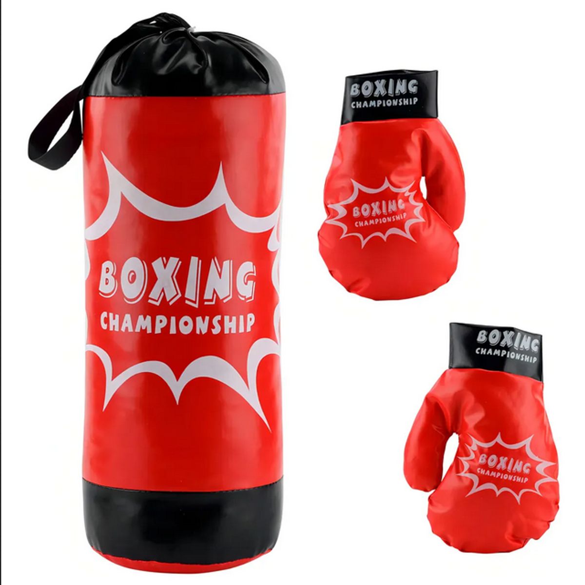 GENERICO - Kit Boxeo Infantil para Niños con Guantes y Saco de Boxeo