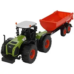 BBURAGO - Tractor con Remolque 1:43 Norev 31651 Verde