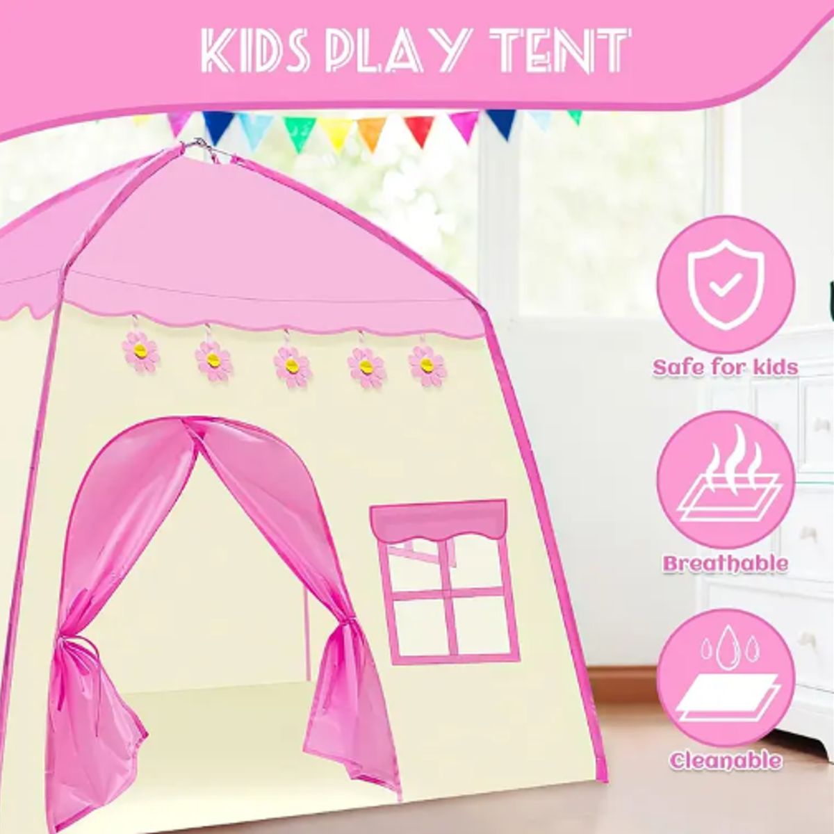 GENERICO - Castillo Infantil De Princesa Carpa De Juego Para Niñas