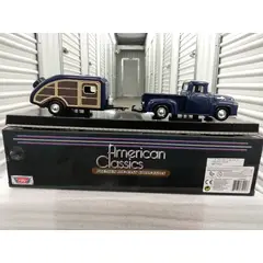 MOTORMAX - Camioneta Ford F-100 casa rodante 1956 Mortormax 1:24