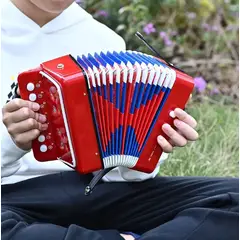 GENERICO - Mini Acordeón De Juguete Para Niños 7 Notas