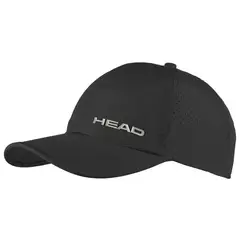 HEAD - Gorro Pro Player Cap Negro Tenis Padel