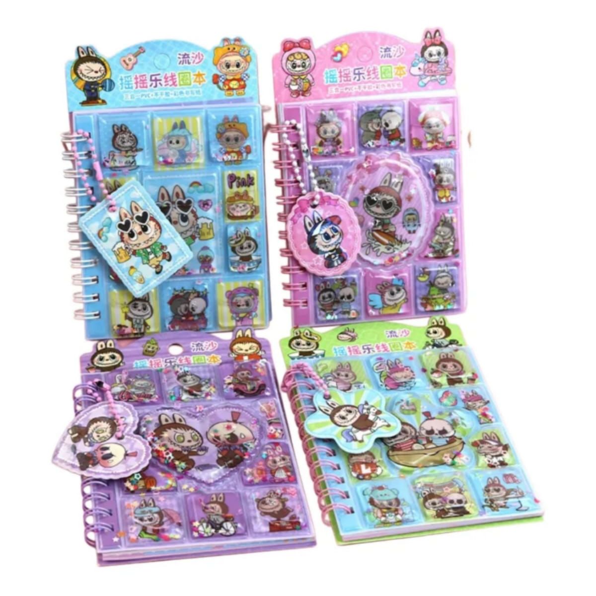 GENERICO - Libreta Kawaii  Con Stickers Libreta Sensorial Bubu