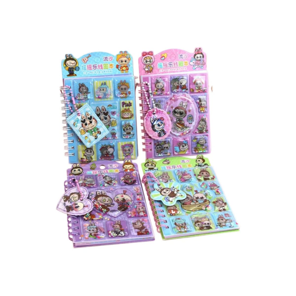 GENERICO - Libreta Kawaii  Con Stickers Libreta Sensorial Bubu
