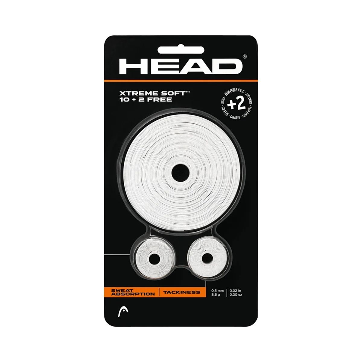 HEAD - Overgrip Head Xtreme Soft Blanco X12 Tenis Padel