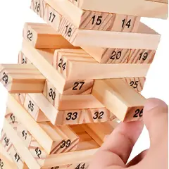 GENERICO - Juguete de Madera Juego De Mesa 54 Pcs