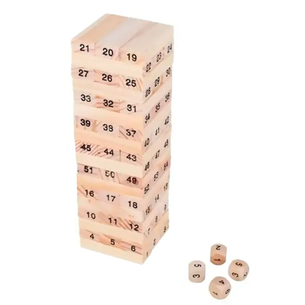 GENERICO - Juguete de Madera Juego De Mesa 54 Pcs