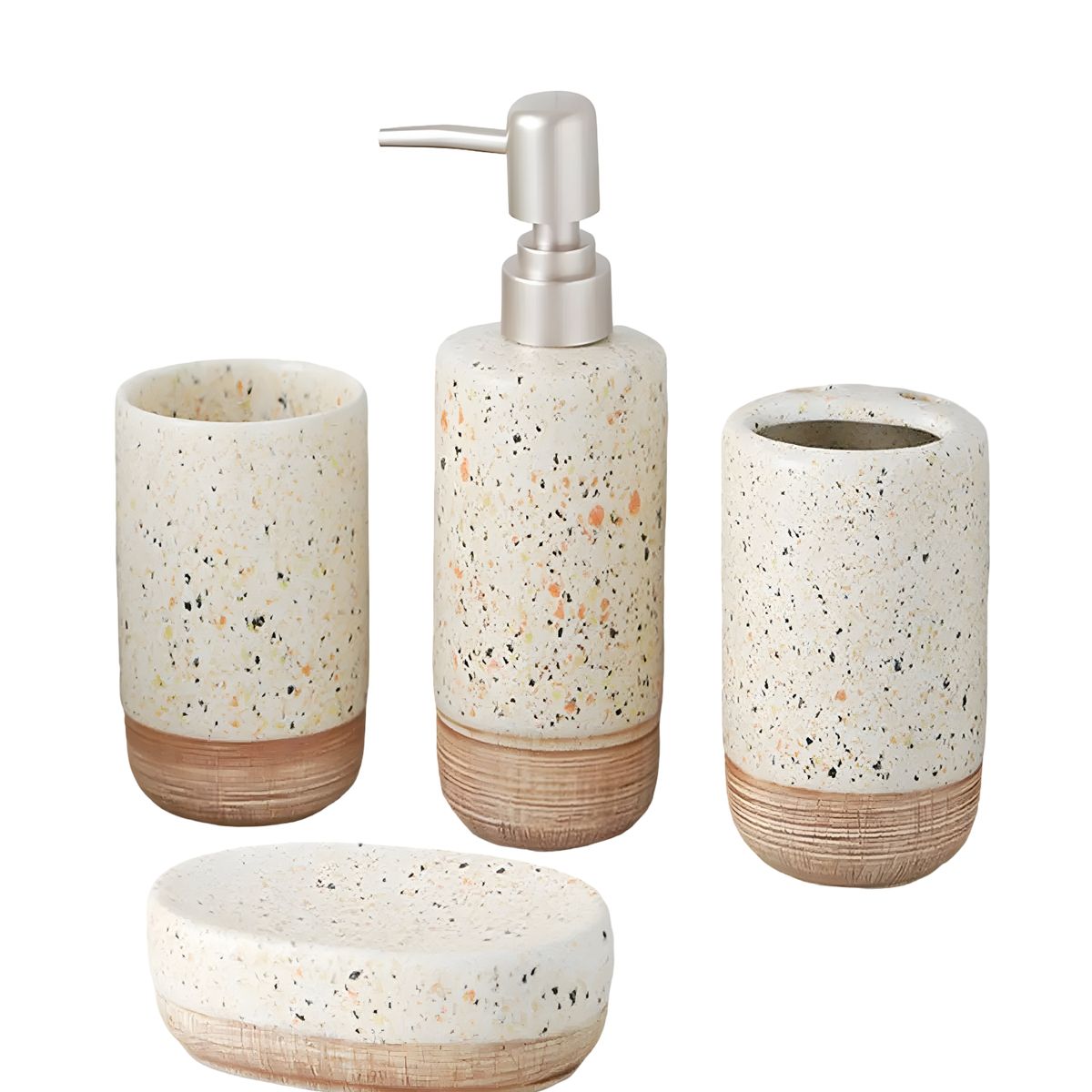 GENERICO - Set Lujoso de 4 Accesorios de Baño