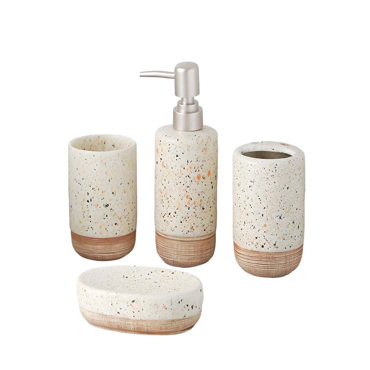 GENERICO - Set Lujoso de 4 Accesorios de Baño