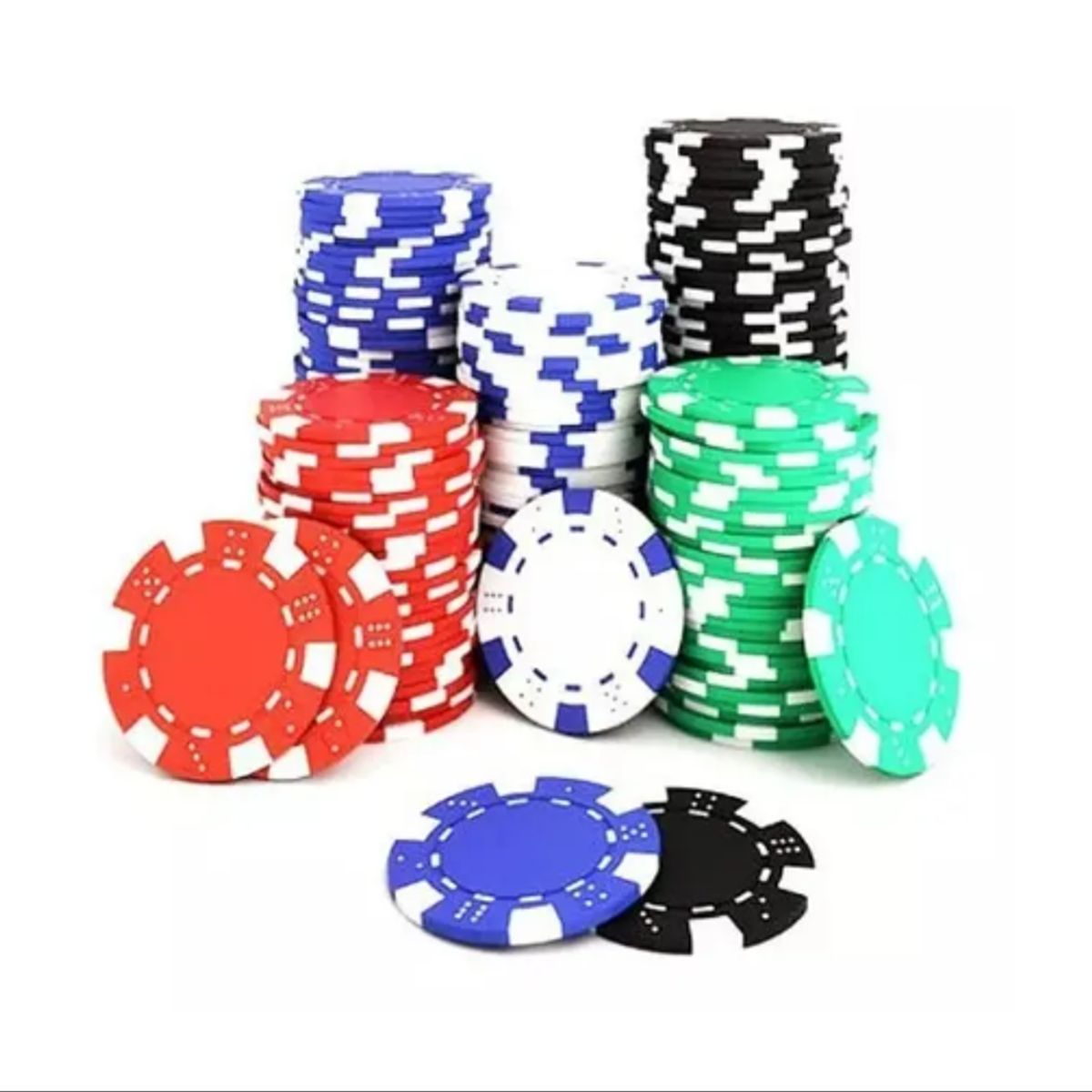 GENERICO - Set Poker Profesional 300 Fichas 11,5gr + Maleta Aluminio
