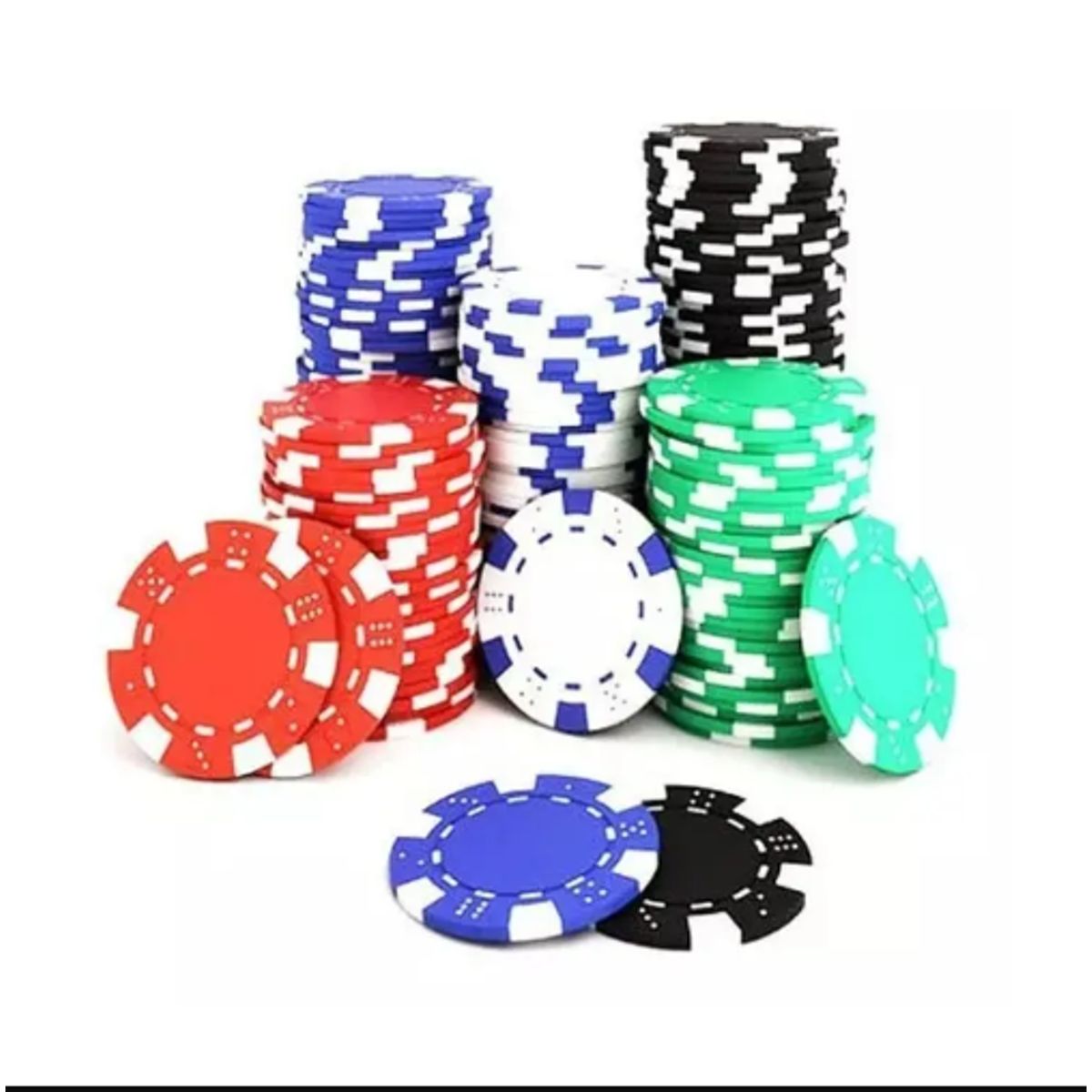 GENERICO - Set Poker Profesional 300 Fichas 11,5gr + Maleta Aluminio