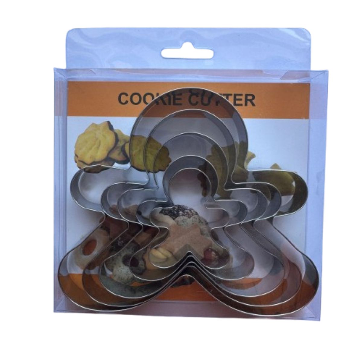 GENERICO - Cortador Galletas Niño Jengibre 5 pcs