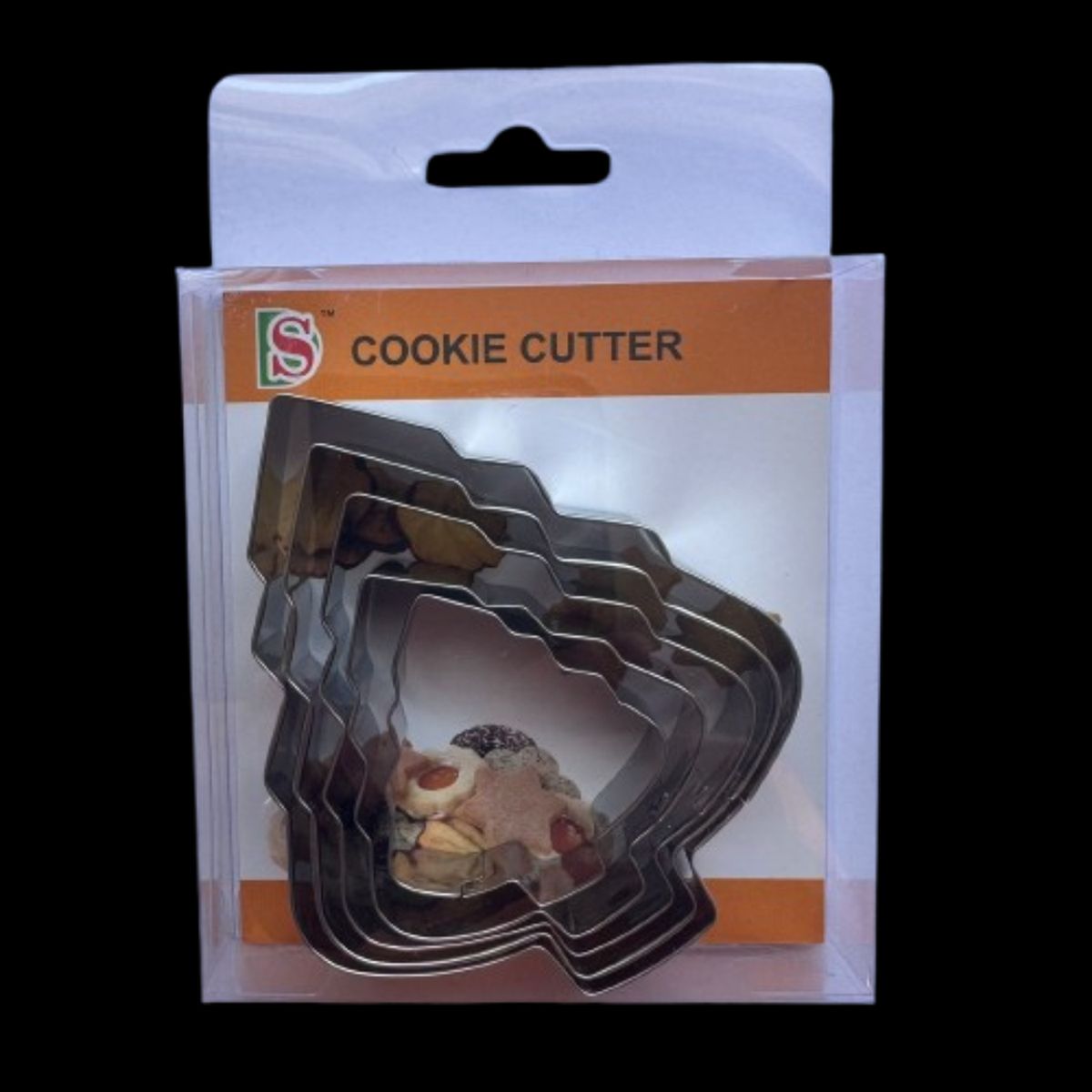 GENERICO - Cortador Galletas Arbol Navidad 5 pcs