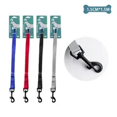 GENERICO - Correa plana para mascota 15cm15m Color Negro