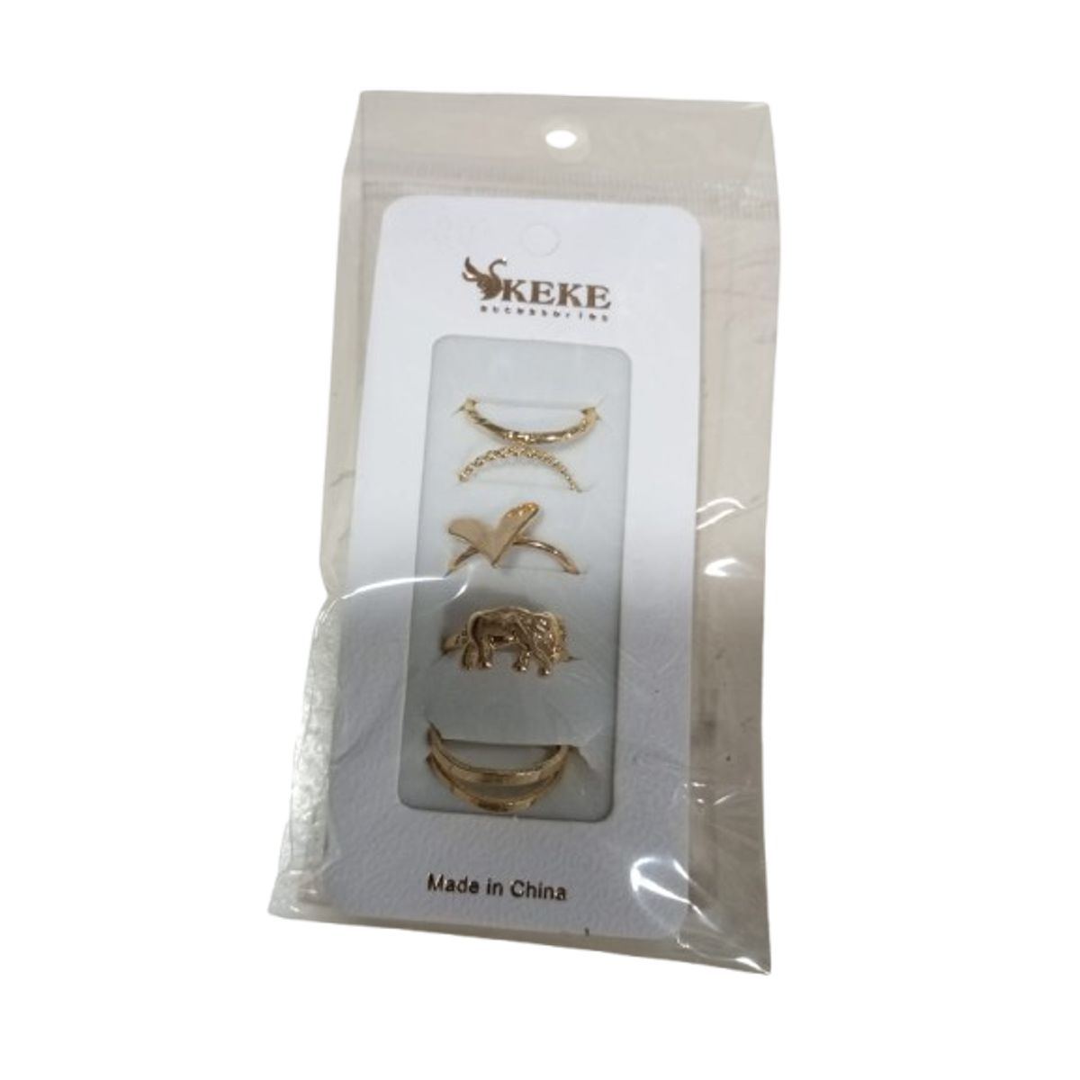 GENERICO - Set 5 anillos lindos para mujer