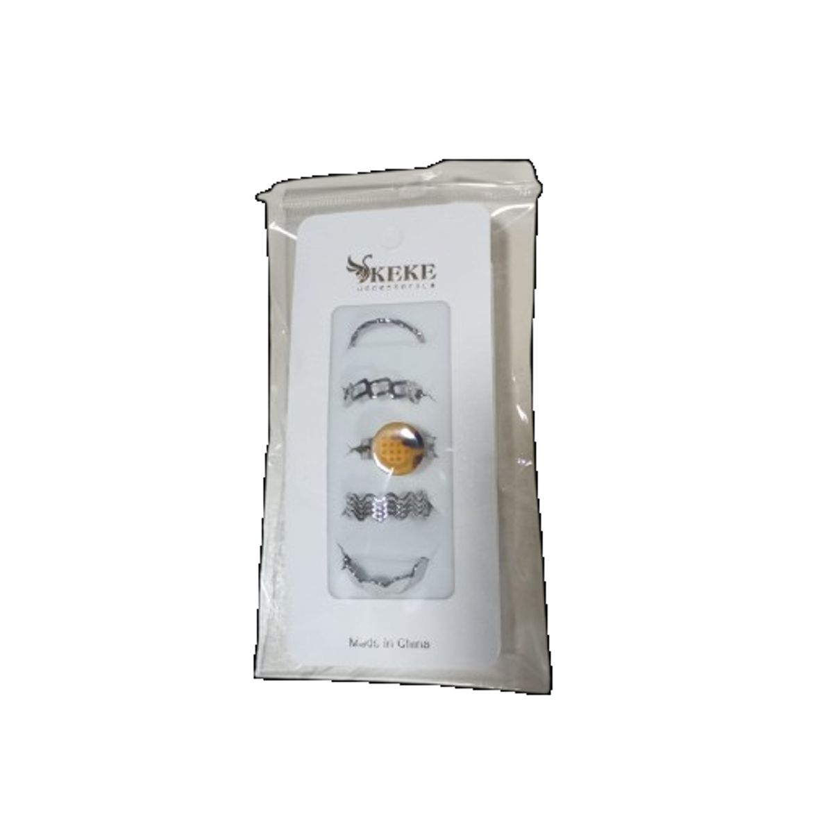 GENERICO - Set 5 anillos lindos para mujer