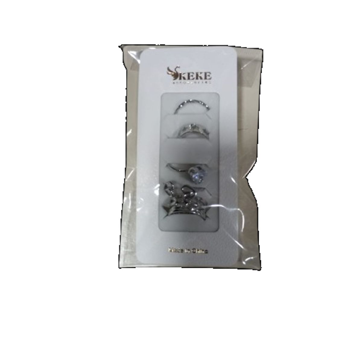 GENERICO - Set 5 anillos lindos para mujer