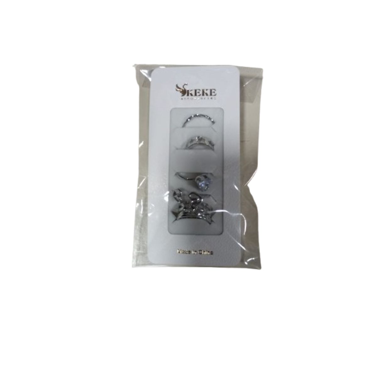 GENERICO - Set 5 anillos lindos para mujer