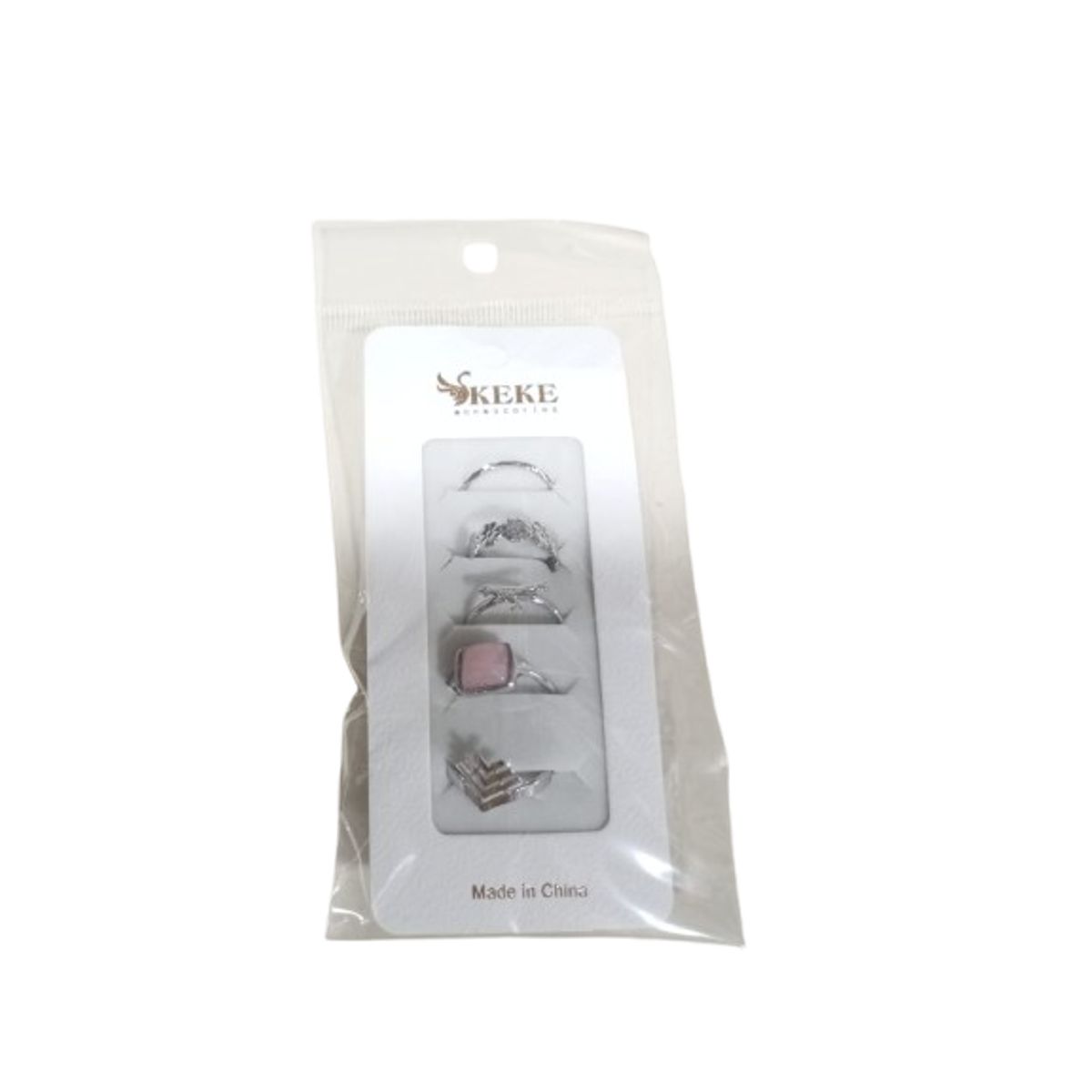 GENERICO - Set 5 anillos lindos para mujer