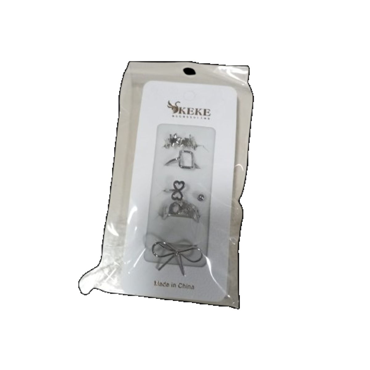 GENERICO - Set 5 anillos lindos para mujer