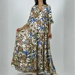 ARRAKASTA - Vestido de viscosa estampado