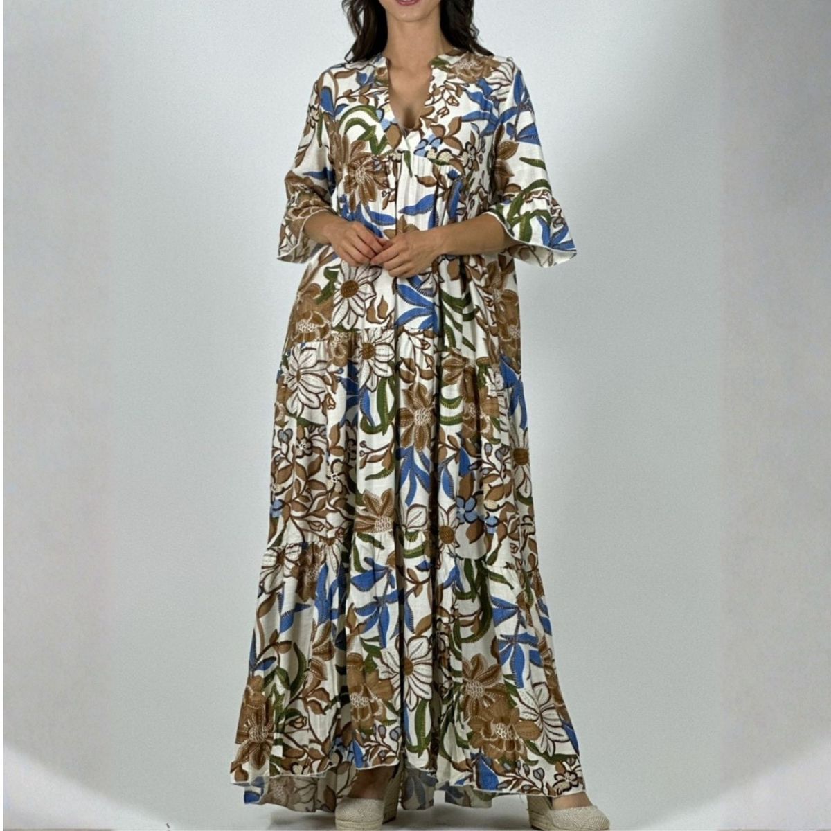 ARRAKASTA - Vestido de viscosa estampado