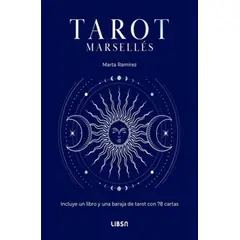 LIBSA - TAROT DE MARSELLA Incluye un Libro y una Baraja de Tarot con 78 Cartas