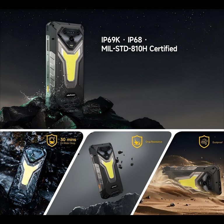 Armor34 PRO 5G Celular 32GB+512GB 25500mAh Andriod 15 Smartphone
