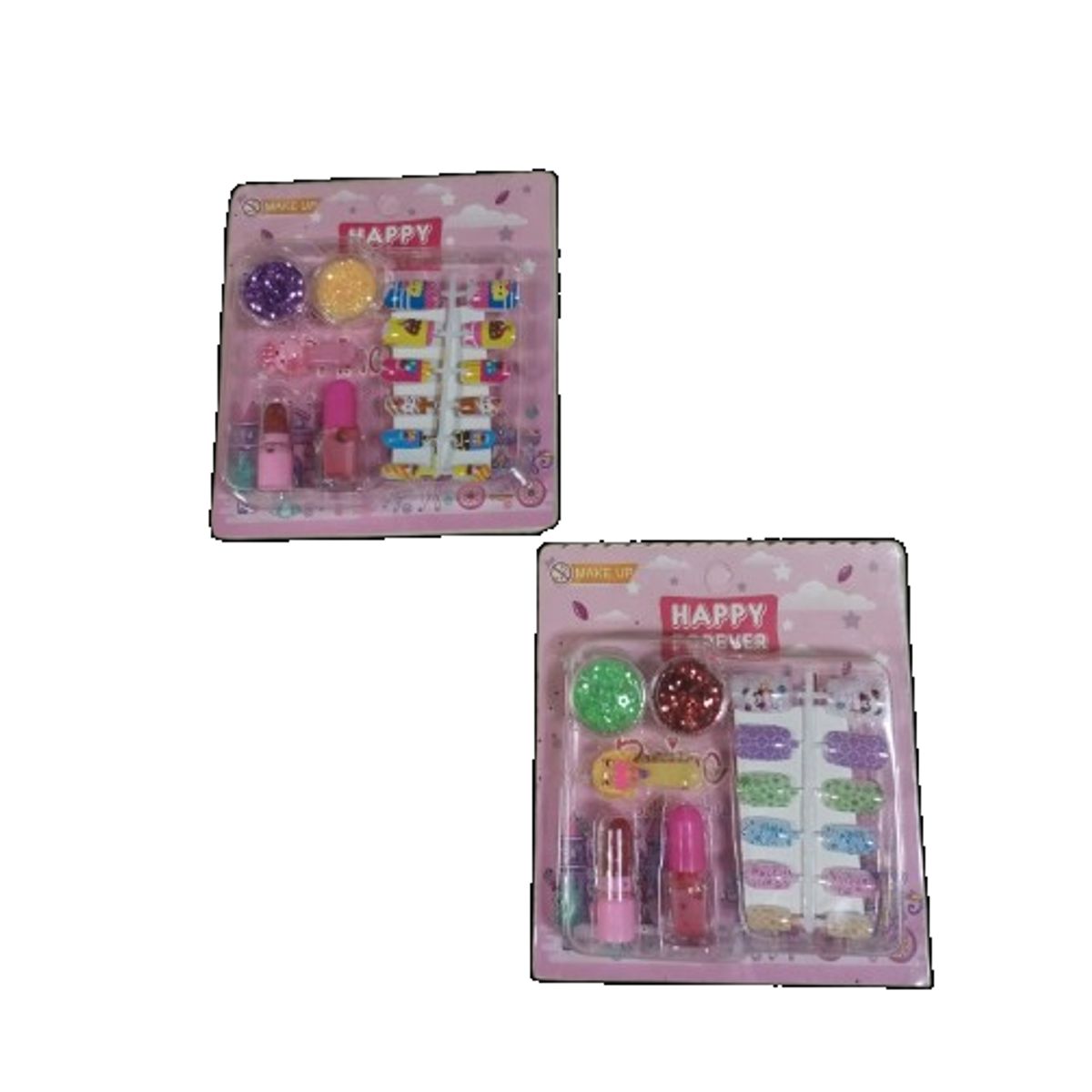 GENERICO - Pack 2 set maquillaje para niña