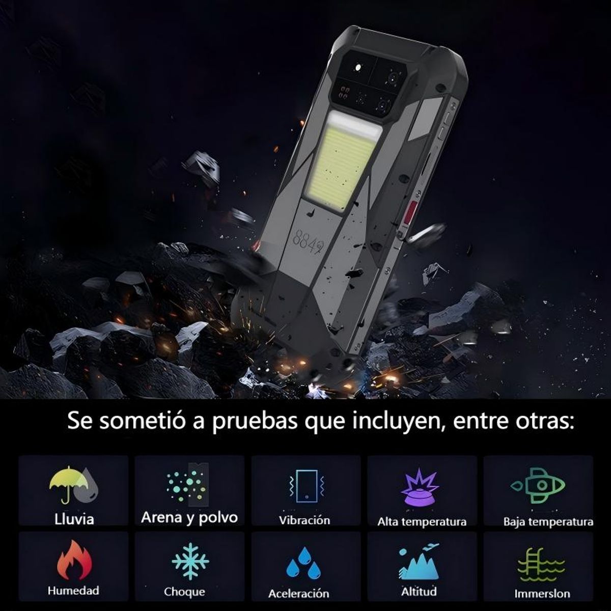 UNIHERTZ - Unihertz Tank4 pro 5G Celular 32GB+512GB 11600mAh Smartphone