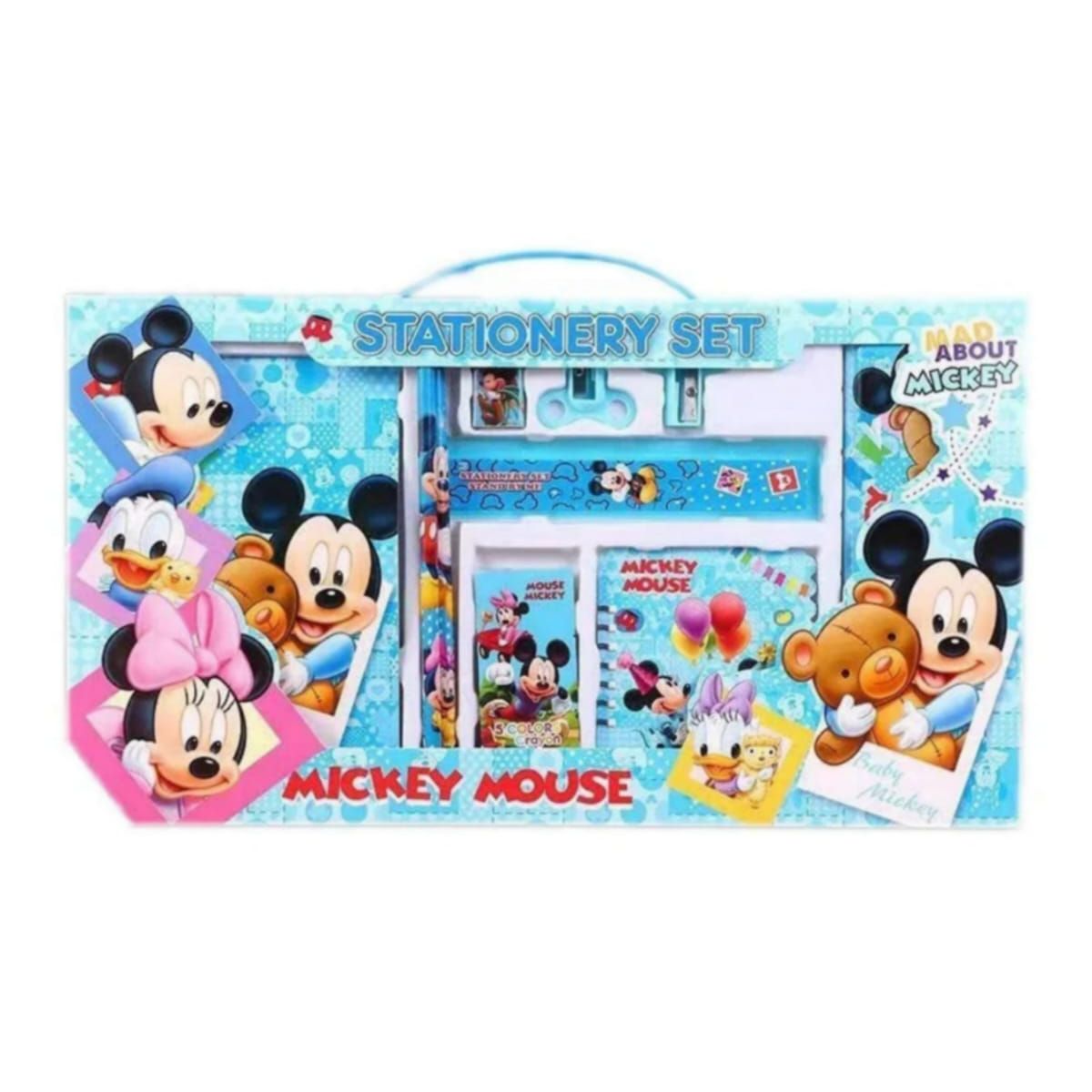 GENERICO - Set De Lapices Maleta De 8 Piezas Set Papeleria Kawaii Celeste