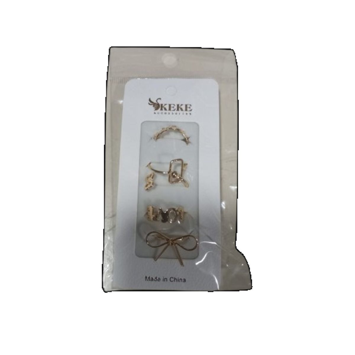 GENERICO - Set 5 anillos lindos para mujer