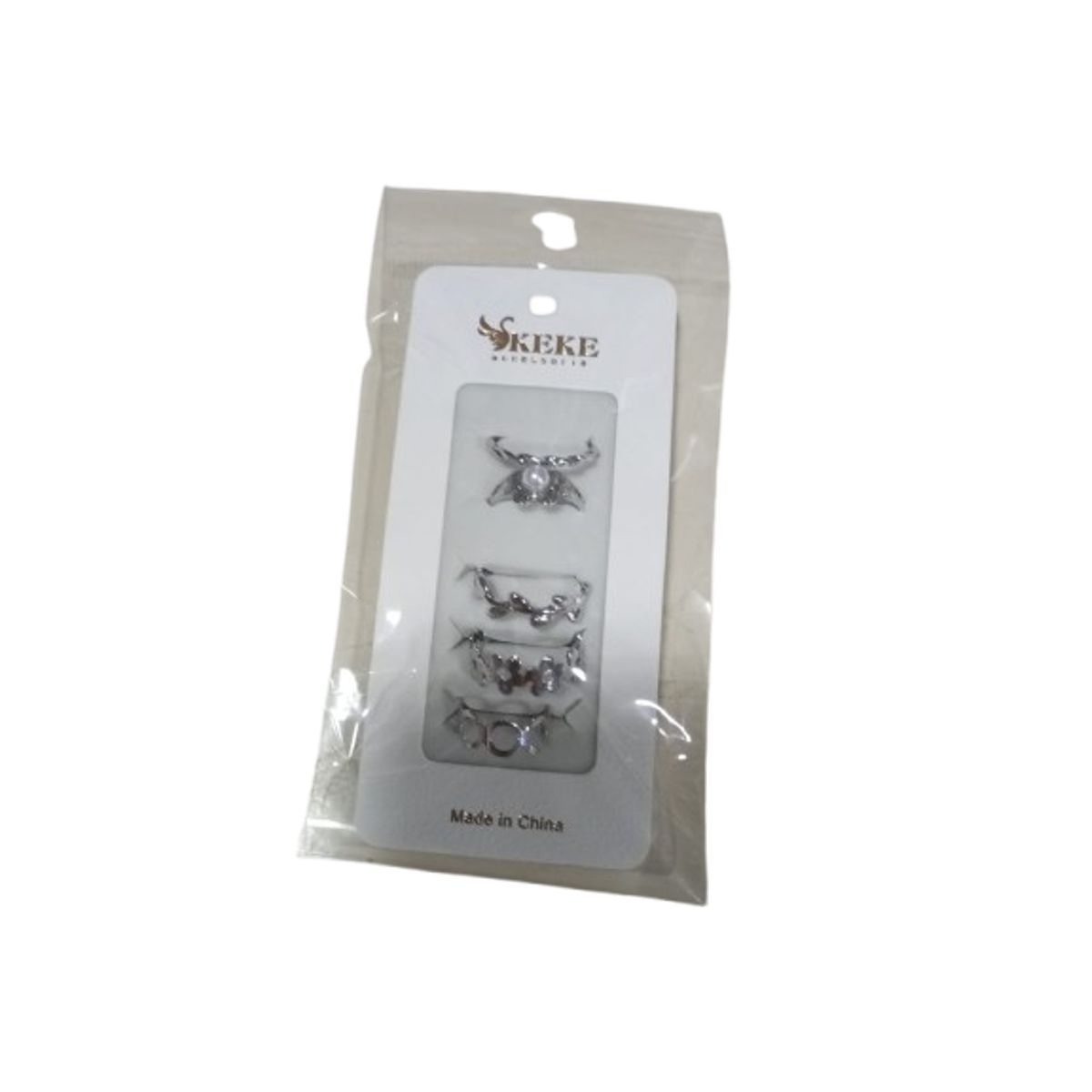 GENERICO - Set 5 anillos lindos para mujer