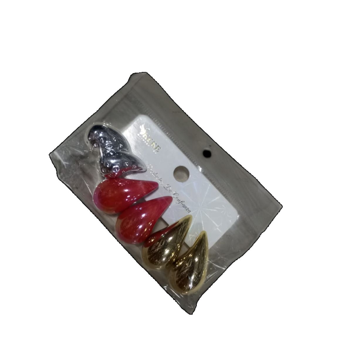 GENERICO - Pack 3 pares aros premium para mujer