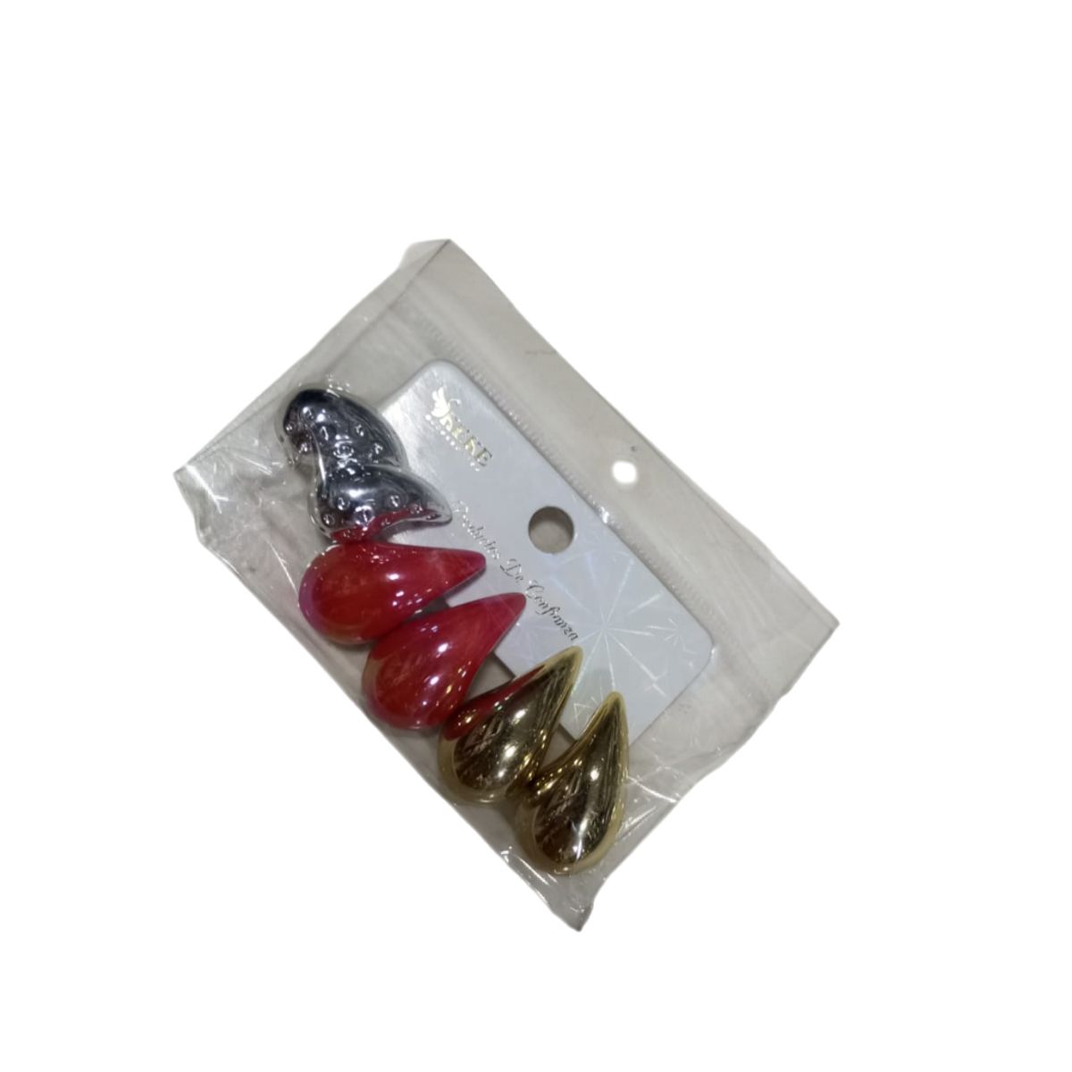 GENERICO - Pack 3 pares aros premium para mujer