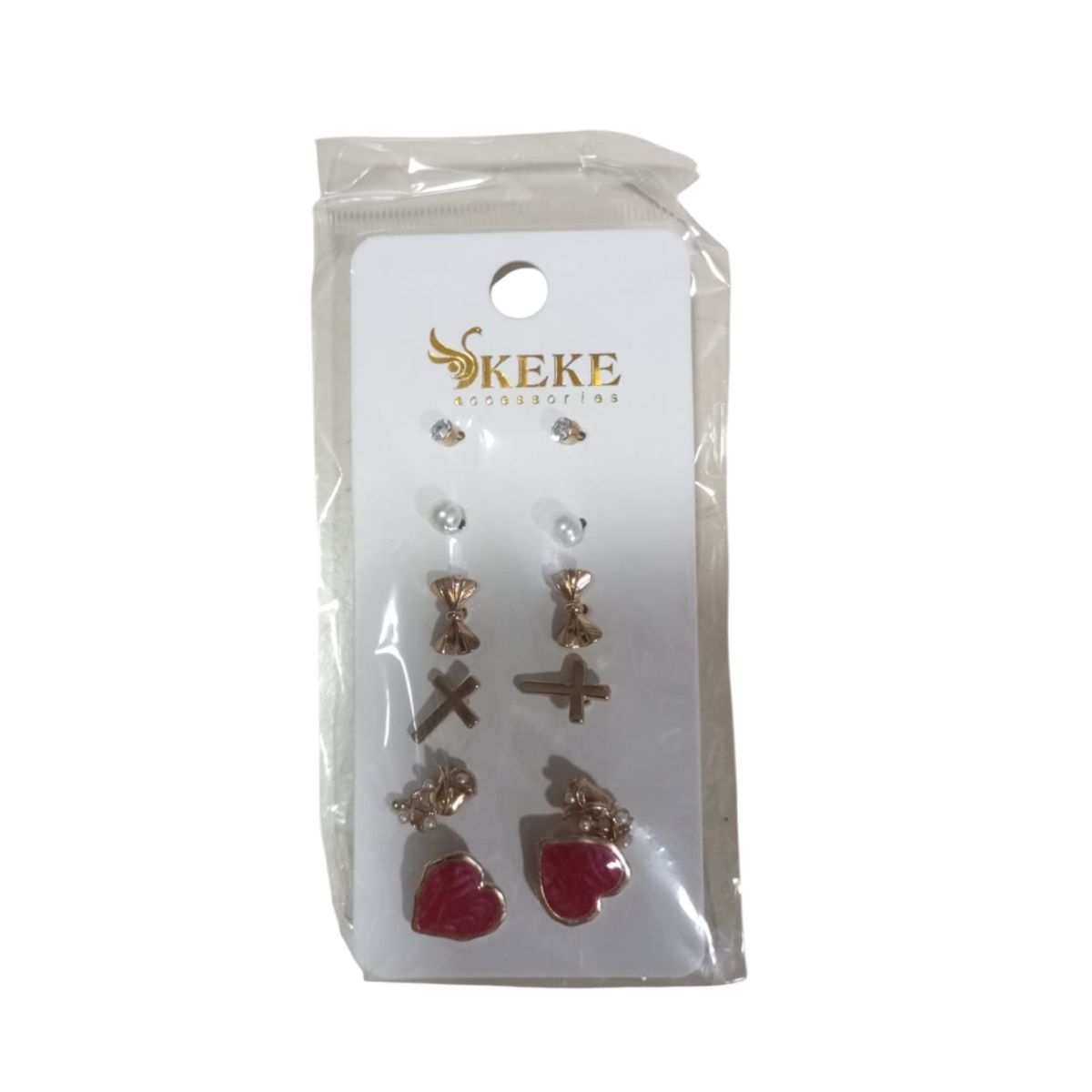GENERICO - Set 6 pares aros para mujer