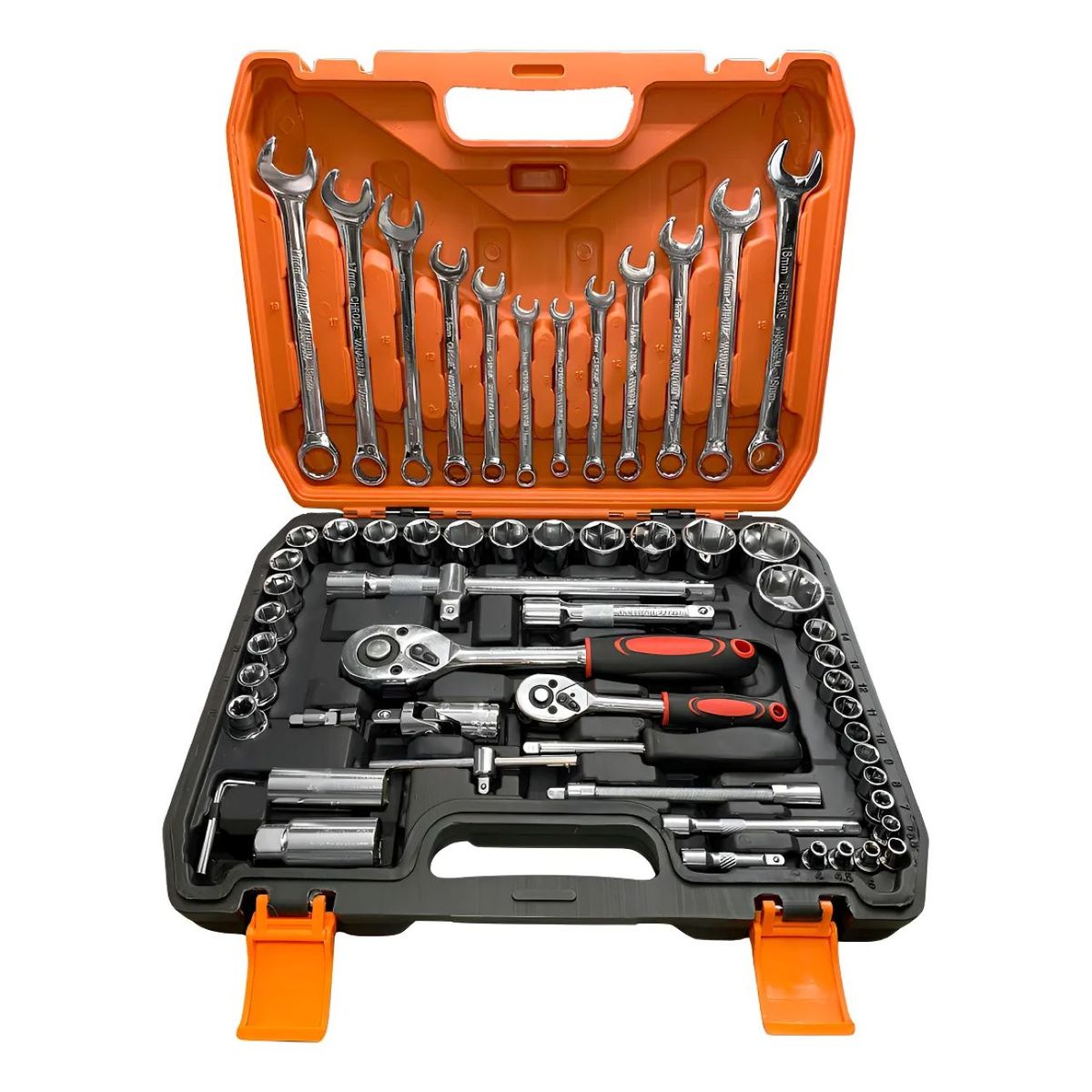 GENERICO - Juego Dados Con Llaves Y Chicharra 12 Y 14 61pc Maleta