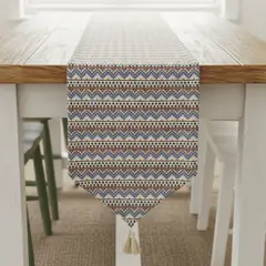 GENERICO - Camino de Mesa Tejido 180x33 cm Estilo Etnico India