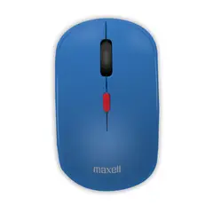 MAXELL - Mouse Inalámbrico Ergonómico 1600 DPI MOWL-100 Azul