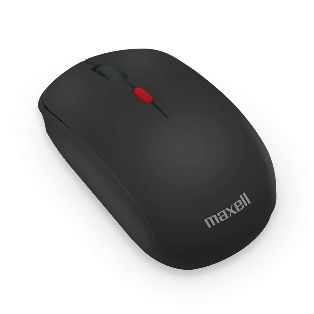 MAXELL - Mouse Inalámbrico Ergonómico 1600 DPI MOWL-100 Maxell Negro