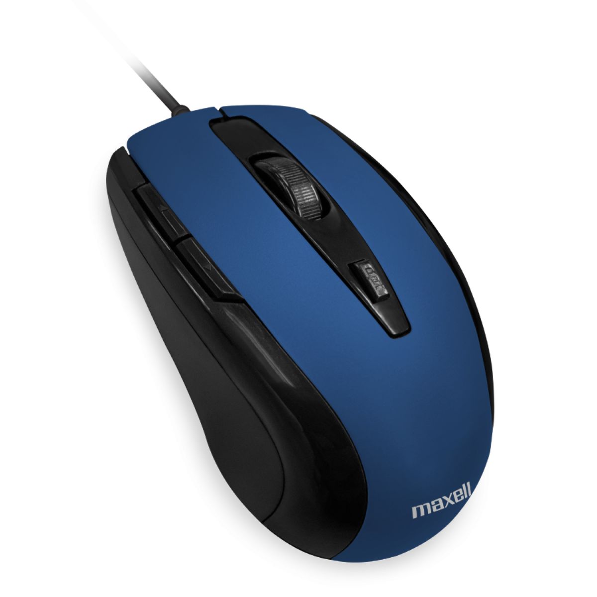 MAXELL - Mouse Óptico 5 Botones Con Cable USB MOWR-105 Maxell Azul