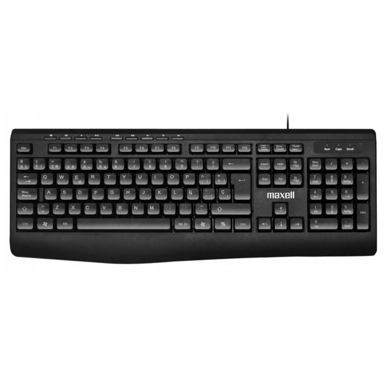 Teclado Multifuncional KB-100 USB Negro