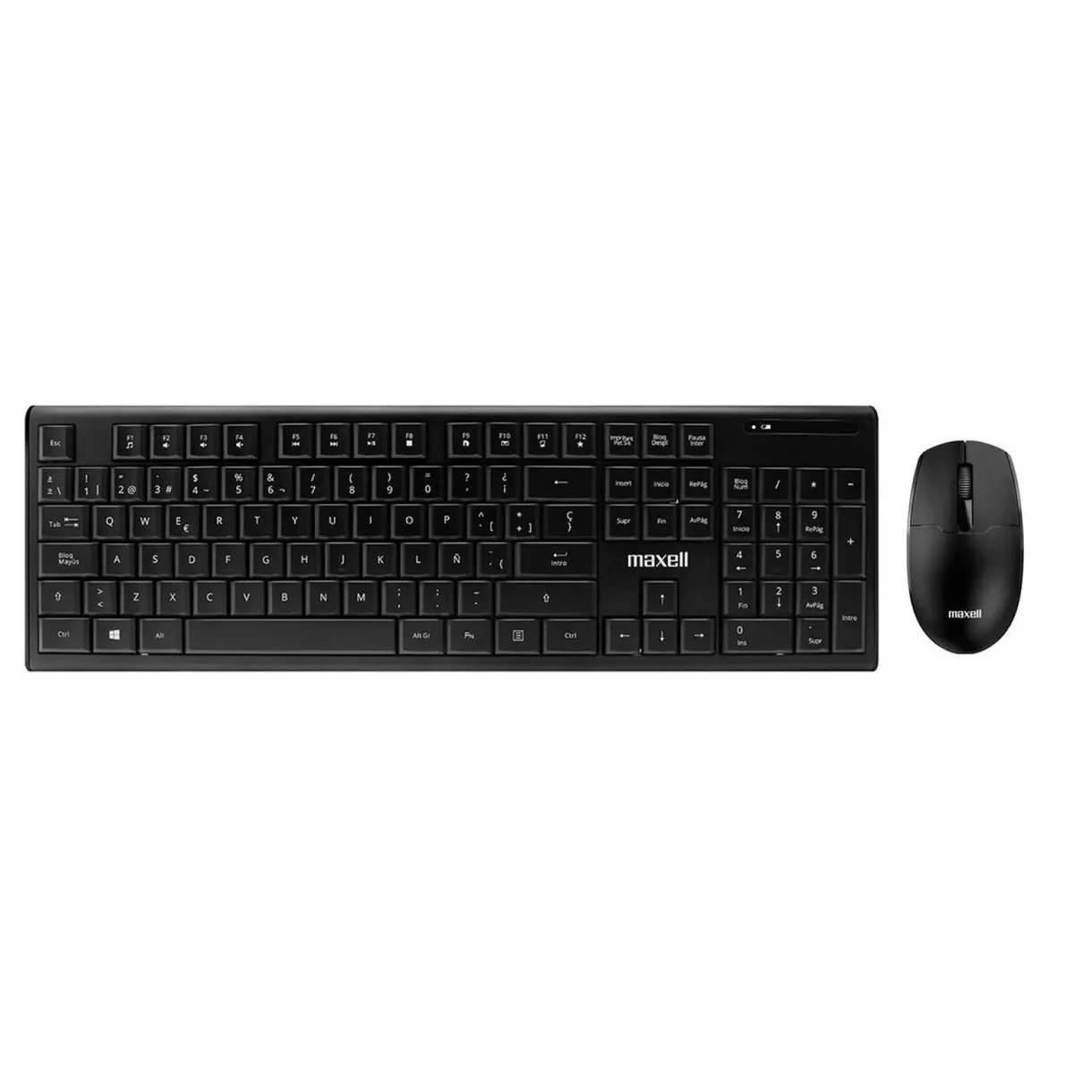 MAXELL - Kit Combo Teclado + Mouse Inalámbrico WKBC-200 Maxell