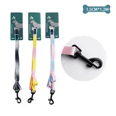 GENERICO - Correa plana para mascota 15cm12m Color Rosa