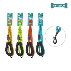 GENERICO - Correa reflectante con mango largo 06cm15 Celeste