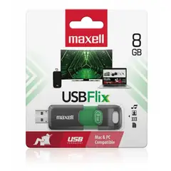 MAXELL - Pendrive USB FLIX 8GB 2.0