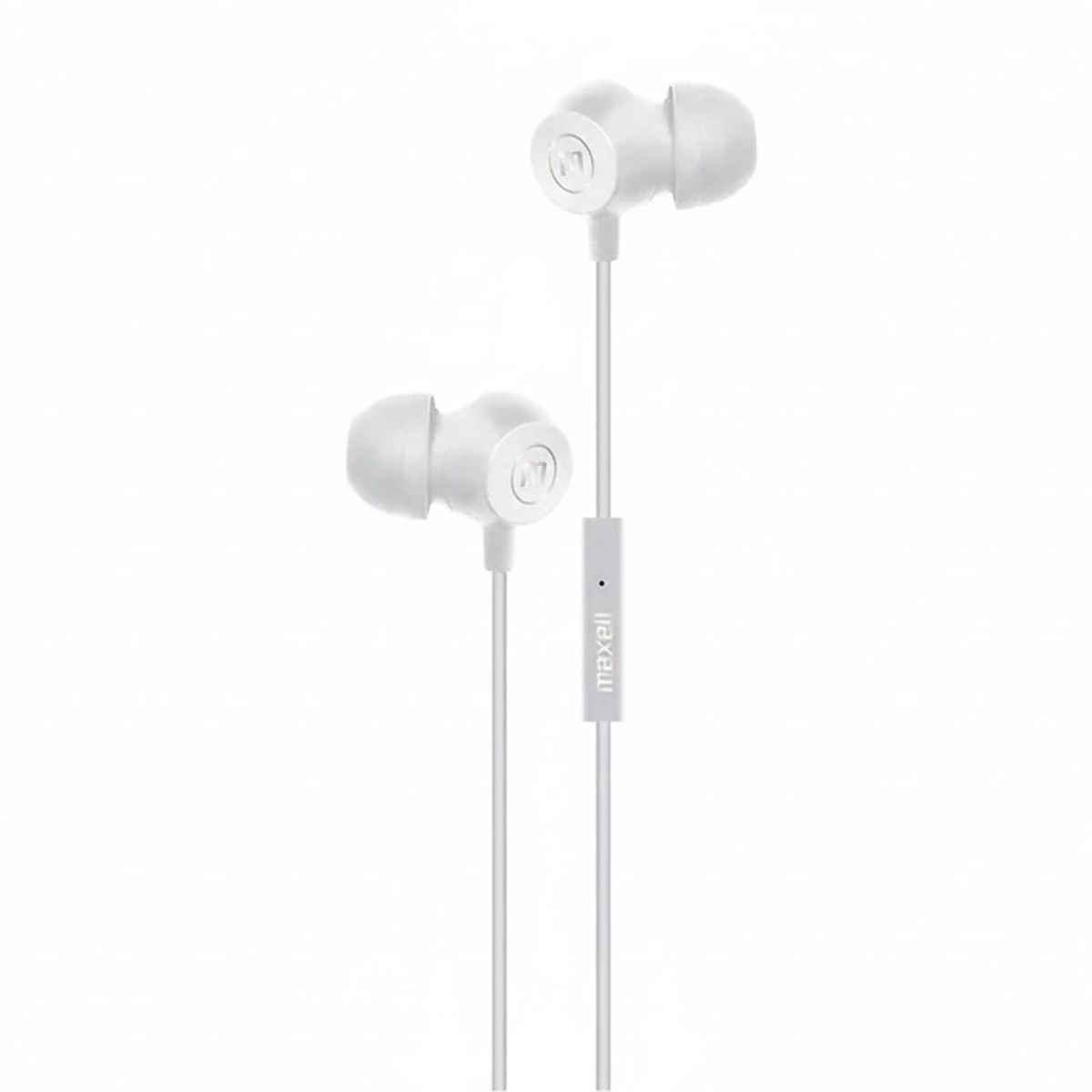 MAXELL - Audífonos Maxell INBAX Con Mic In Ear 35mm Blanco
