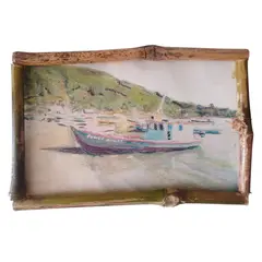 GENERICO - Cuadro Lancha Puerto