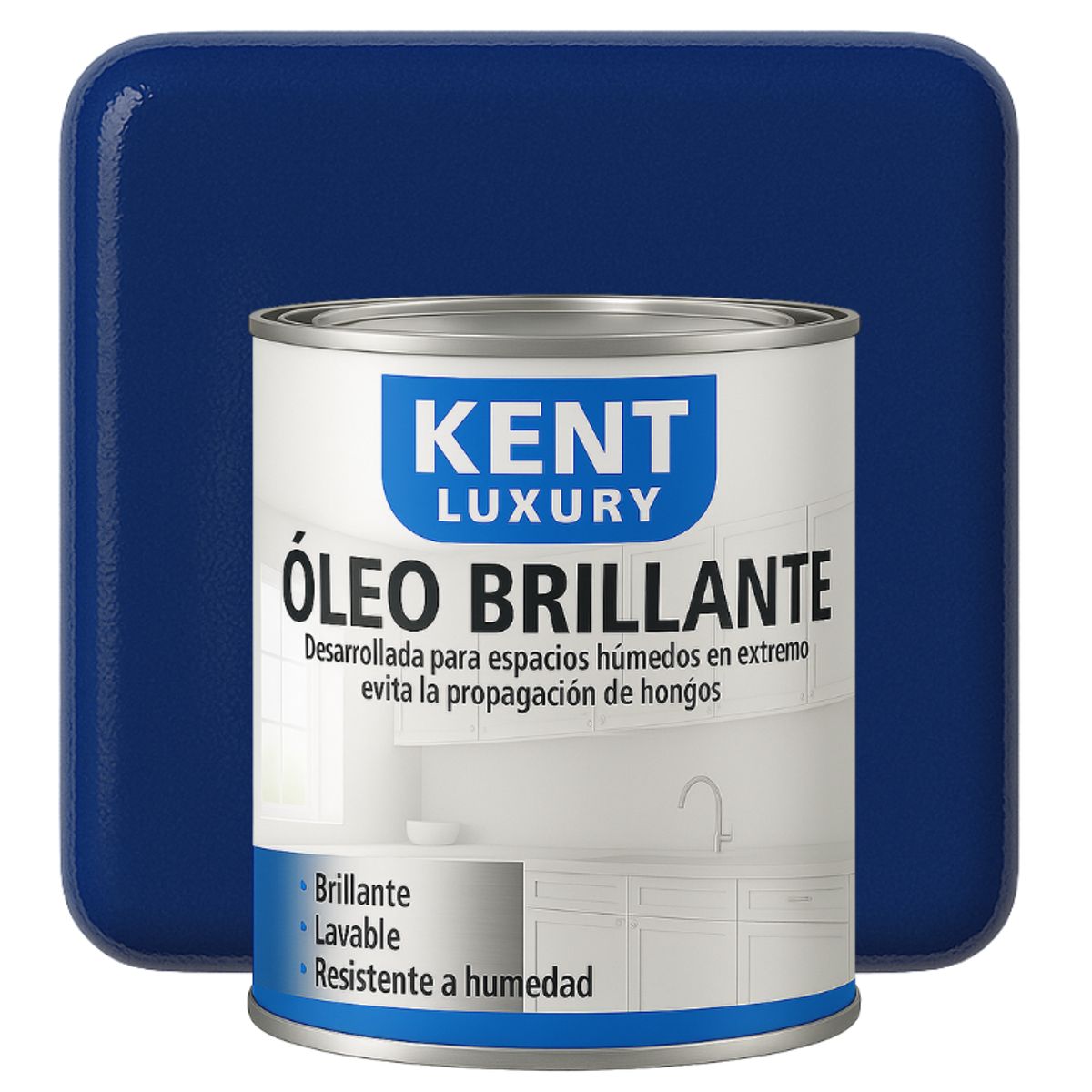 KENT - OLEO BRILLANTE - MULTISUPERFICIES - 1-4 GALON AZUL ULTRAMAR